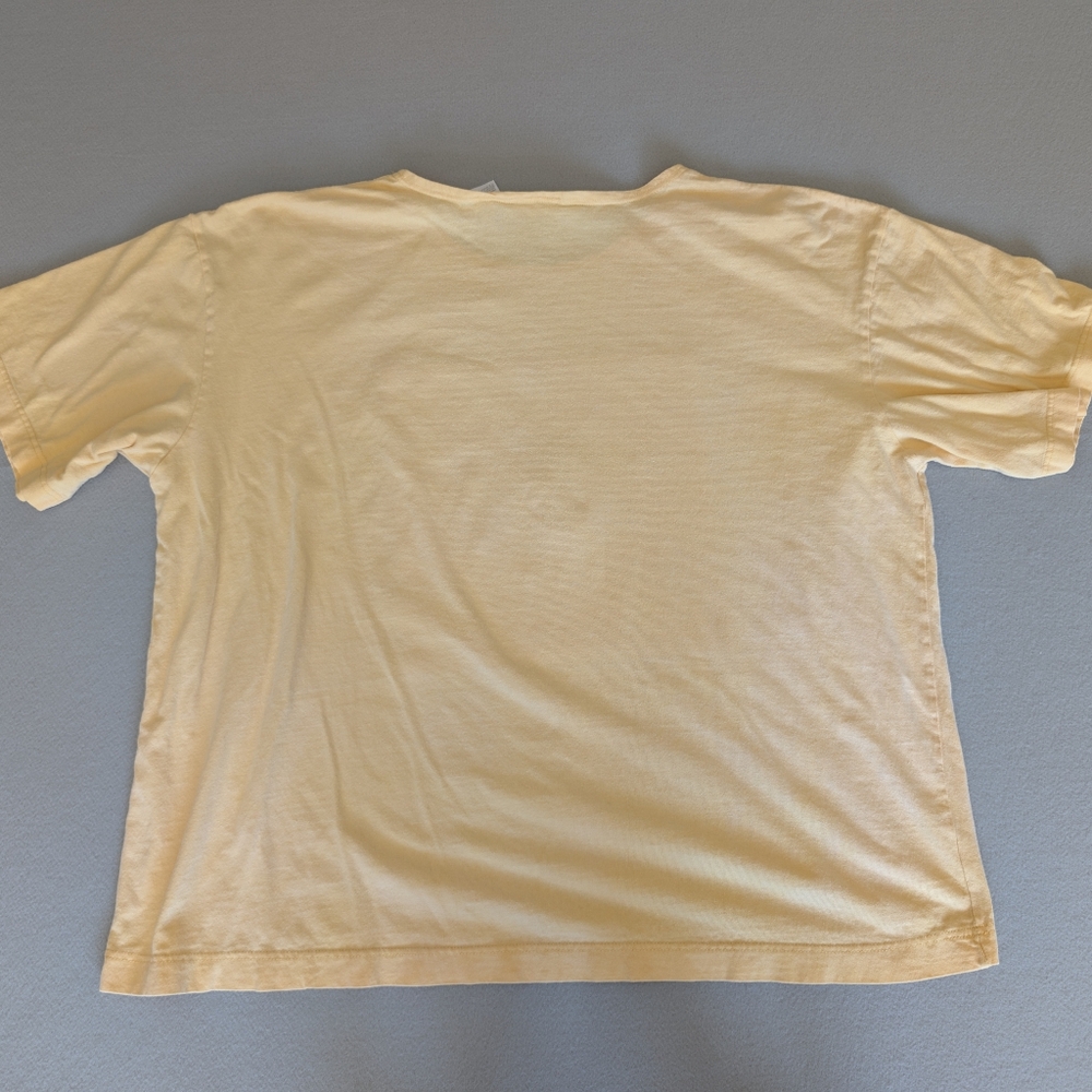 Vintage 90s Embroidered Sun Patch Sunburst Tee Shirt Plus Size 24W 100% Cotton image 7